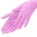 Перчатки Blossom нитриловые розовые, XS текстурированные  (50пар)